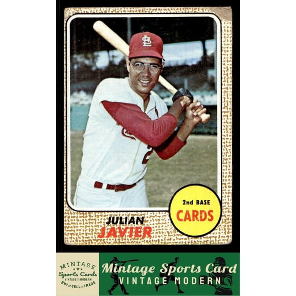 1968 Topps Julian Javier #25