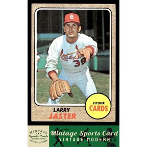 1968 Topps Larry Jaster #117 St. Louis Cardinals Low Grade Filler Baseball Card
