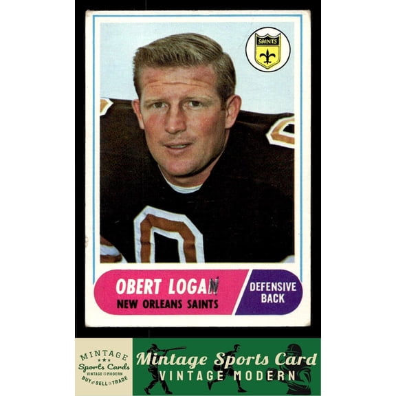 1968 Topps Obert Logan #4
