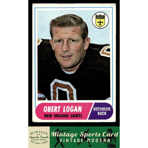 1968 Topps Obert Logan #4