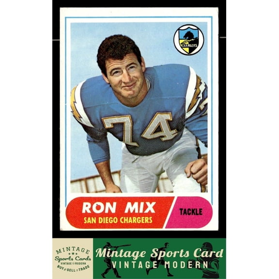 1968 Topps Ron Mix #89