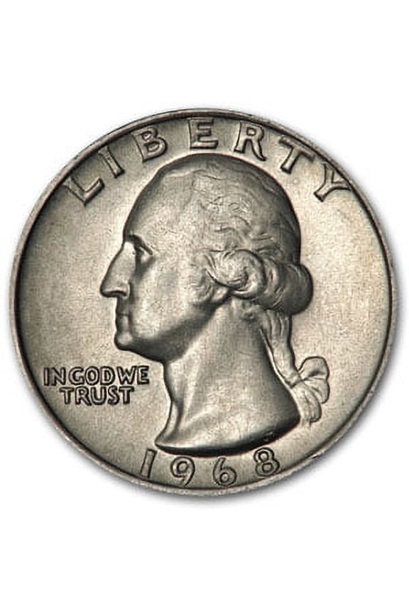 1968 Washington Quarter BU