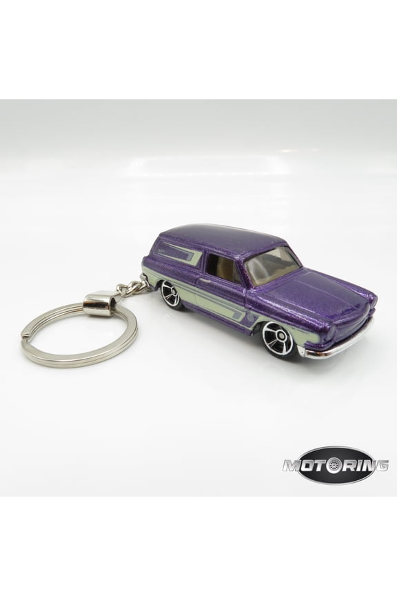 1969 '69 VW Volkswagen Squareback Custom Car Novelty Keychain 1:64 Diecast