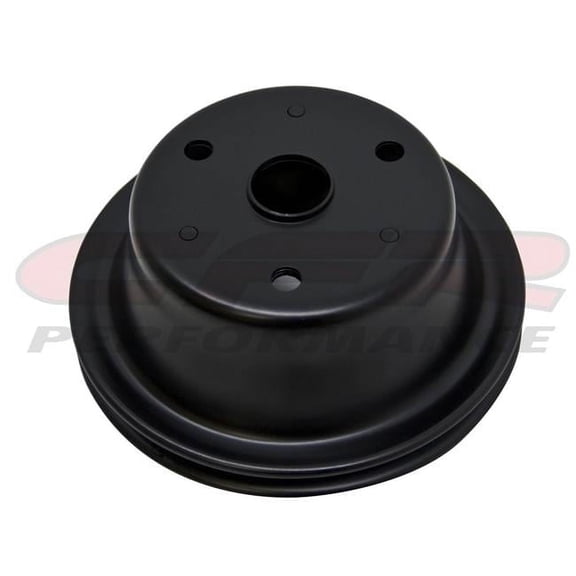 1969-85 Chevy Small Block Edp Black Steel Crankshaft Pulley - Long