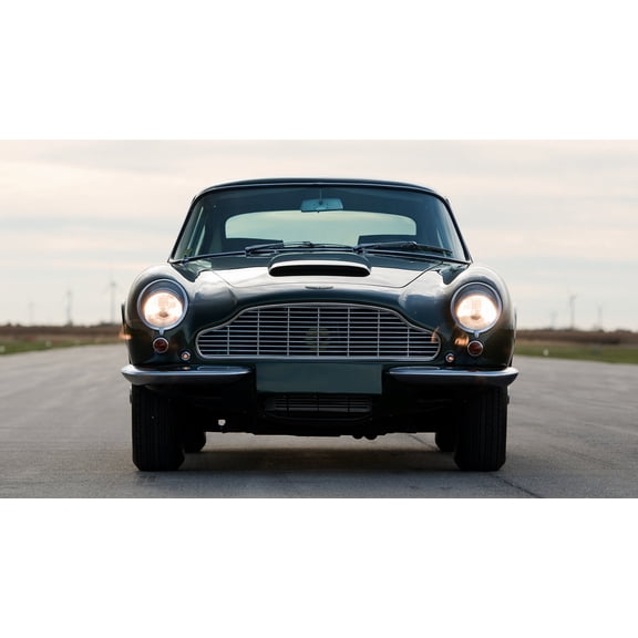 1969 Aston Martin DB6 Vantage Car - 20x30 Inch Glossy Laminated Poster - Stunning Detail and Bold Colors