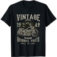 thumbnail image 1 of 1969 Birthday Retirement Vintage Retro Motorcycle Chopper T-Shirt, 1 of 5