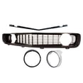 thumbnail image 1 of 1969 Camaro Reproduction Black Grille Kit, Deluxe Bezels, 1 of 2