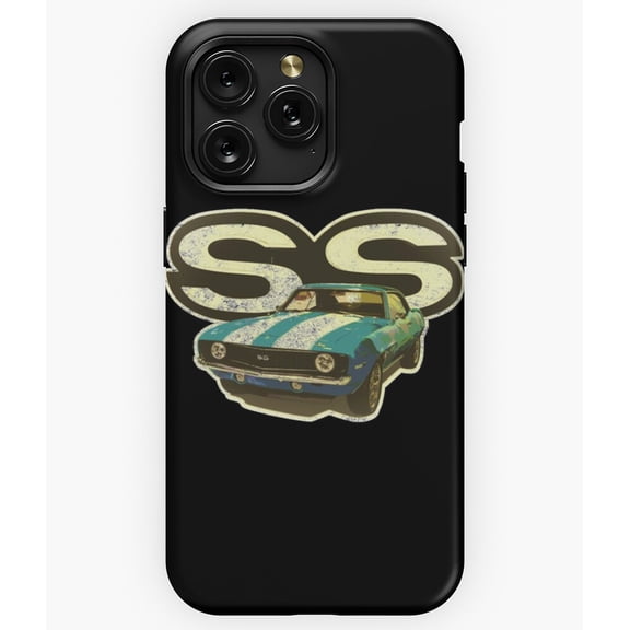1969 Camaro SS Vintage Distressed Car G4082 Phone Case for iPhone17 16 15 14 13 12 11 Pro Max