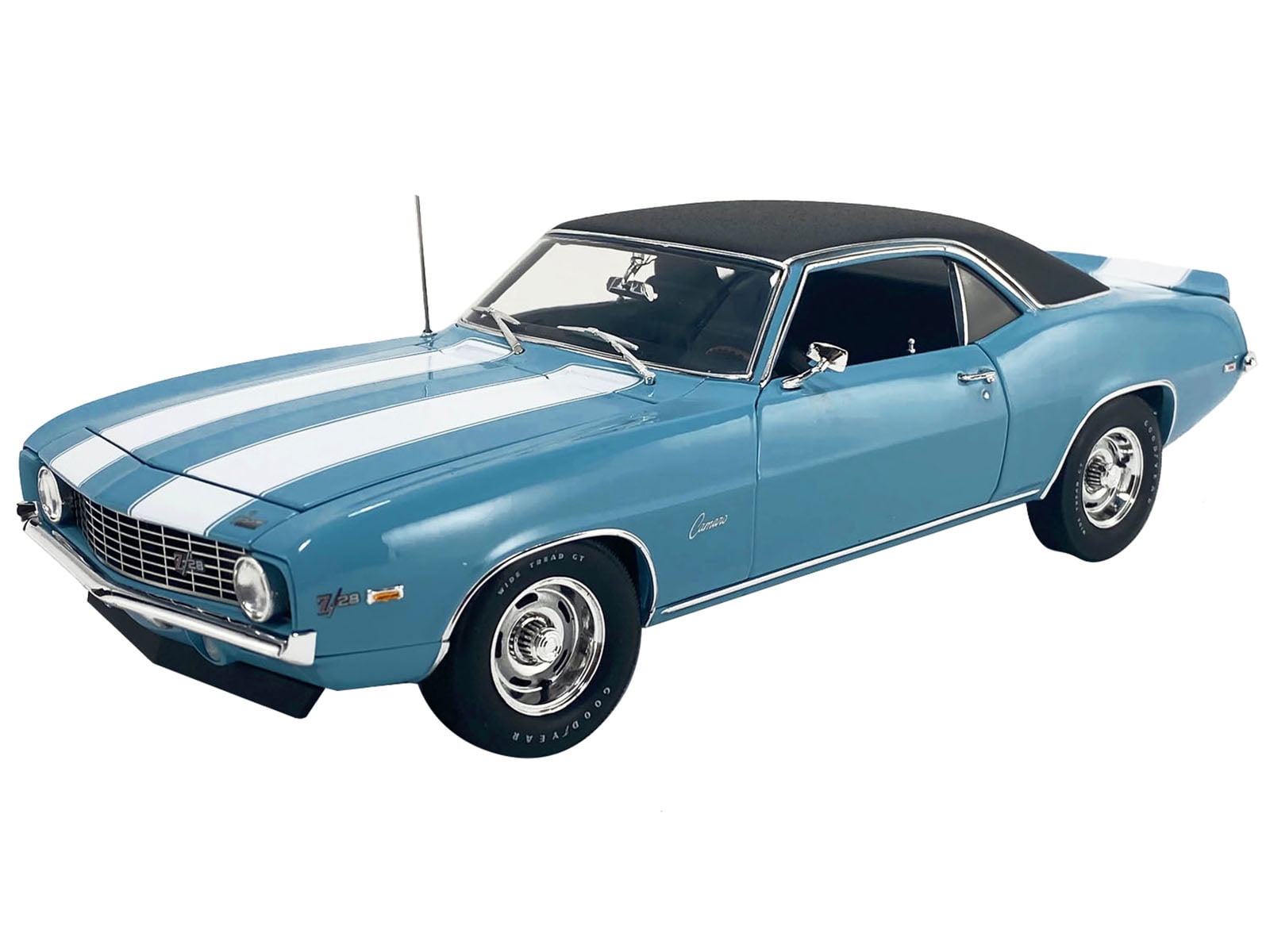 1969 Chevrolet Camaro Z/28 Carolina Blue with White and