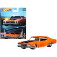 thumbnail image 1 of 1969 Chevrolet Chevelle SS 396 Orange with Black Stripes "American Scene" "Car Culture" Series Diecast Model Car by Hot Wheels, 1 of 4
