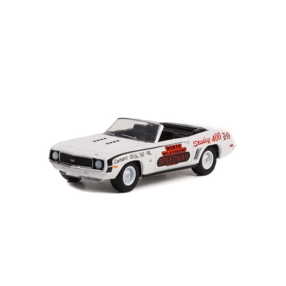 1969 Chevy Camaro Convertible, White - Greenlight 30346/48 - 1/64 Scale Diecast Model Car
