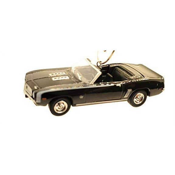 1969 Chevy Camaro SS Christmas Ornament 1:64 Black