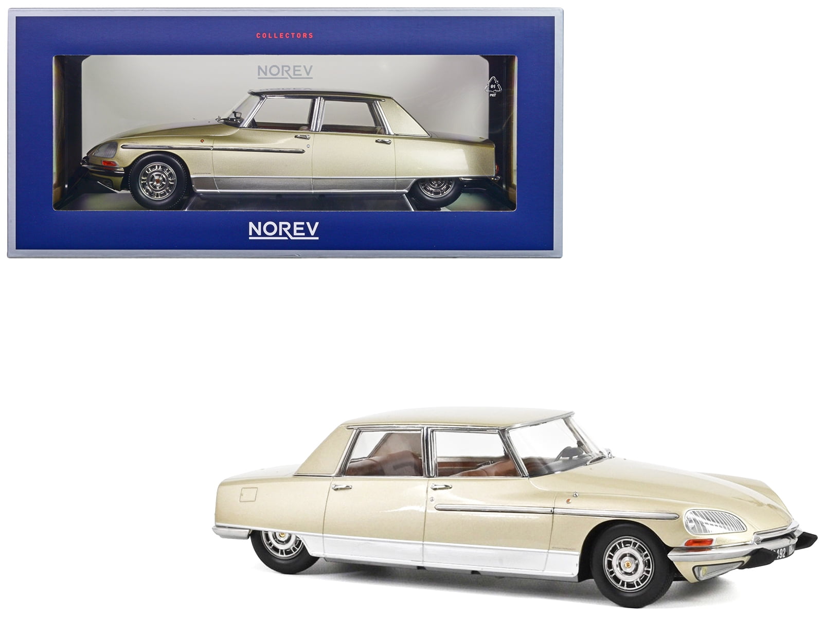 Norev 181755 Citroën DS 21 Lorraine 1969 – Bleu Foncé Et Bleu Clair, échelle 1/18 (prévente)