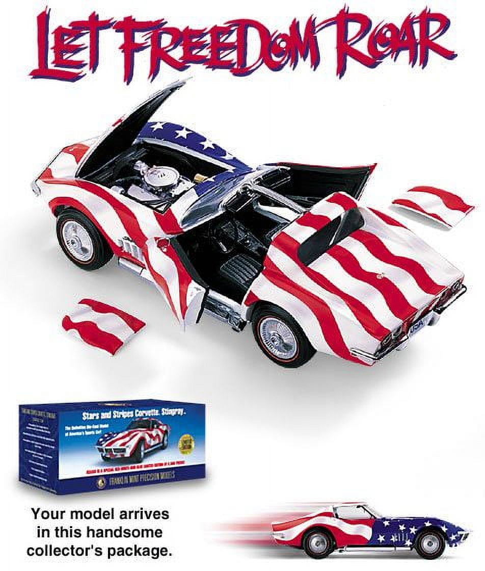 Corvette shops Franklin Mint Stars & Stripes Limited Edition