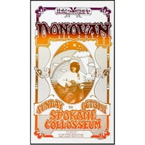 1969 DONOVAN Concert Poster Wall Art Print is es 11 x 17 Inch Poster