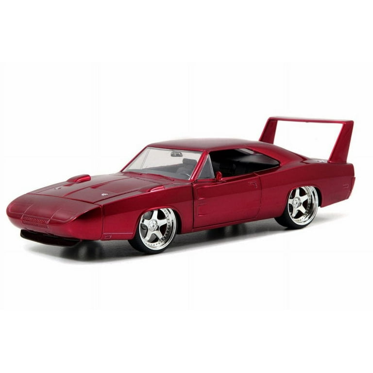1969 Dodge Charger Daytona, Burgundy - Jada Toys Fast 1969 Dodge Charger Daytona, Burgundy - Jada Toys Fast