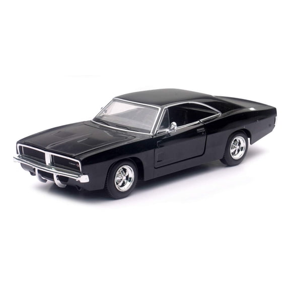 1969 Dodge Charger R/T Black 1/25 Diecast Model Car by New Ray 71893 B