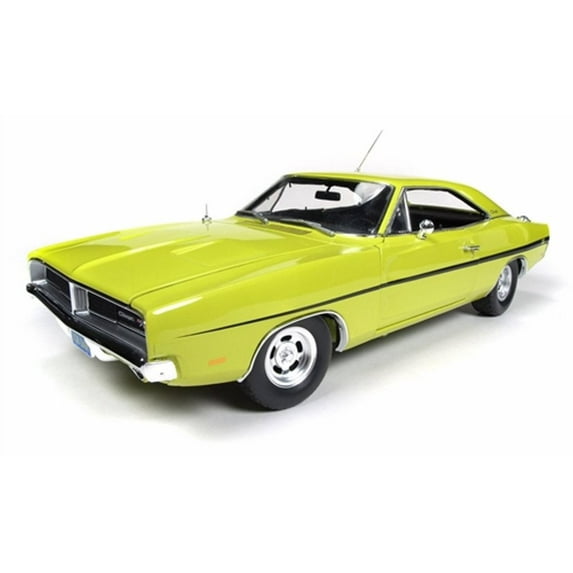 1969 Dirty Mary Crazy Larry Dodge Charger R/T, Green - Auto World Silver Screen Machines - 1/18 scale diecast model car