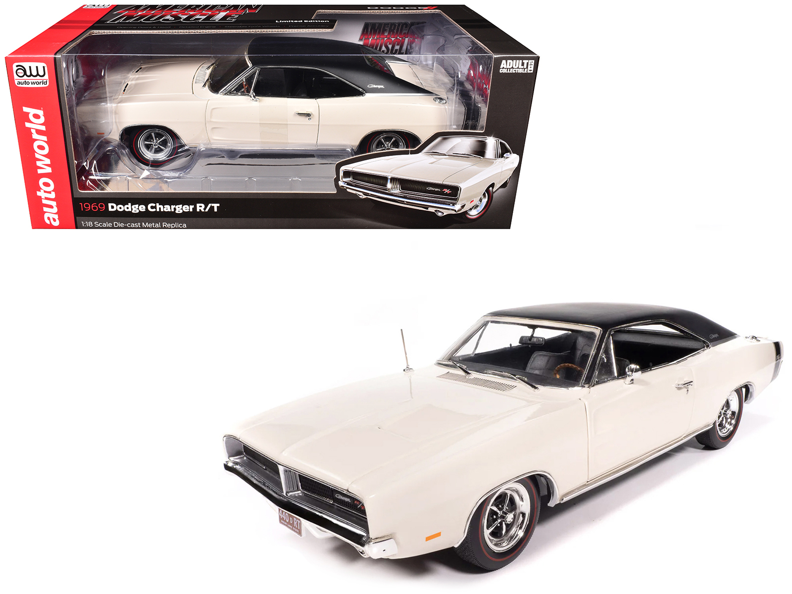 Mini Dodge Dart Gts 440 1969 Acme 1:18 Edição Limitada