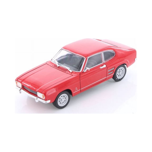 1969 Ford Capri Hard Top, Red - Welly 24069/4D - 1/24 Scale Diecast Model Toy Car (Brand New but NO BOX)