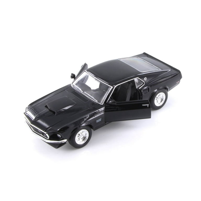 1969 Ford Mustang Boss 429, Black - Welly 24067WBK - 1/24