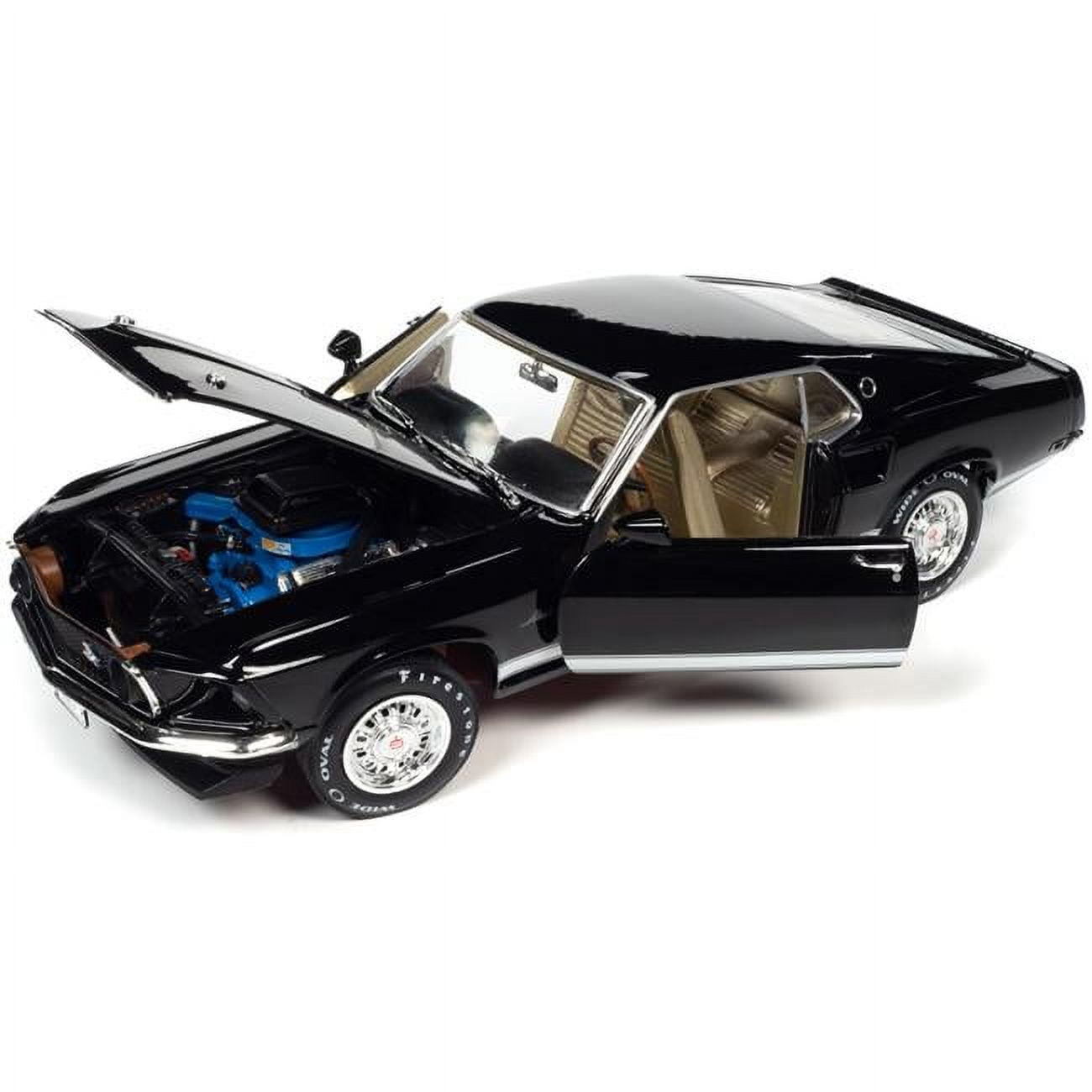 1969 Ford Mustang マッハ1 1/18 ゴールド/ブラック 1/18 1969 Ford Mustang Fastback Black with Gold – Hobby