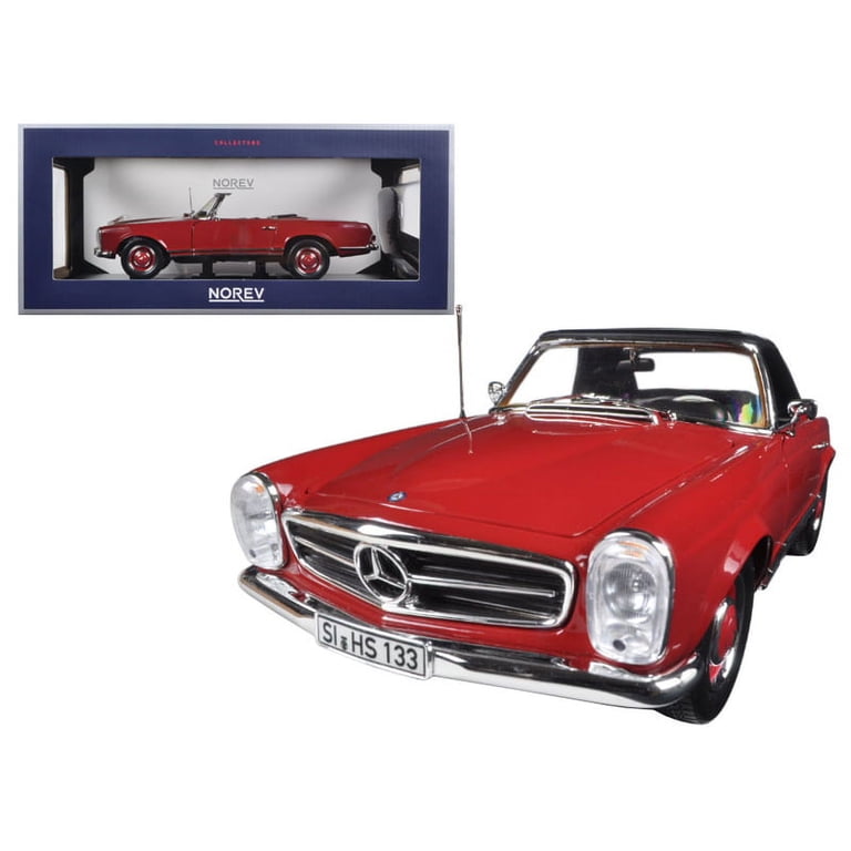 1969 Mercedes 280 SL Red 1/18 Diecast Model Car by Norev - Walmart.com