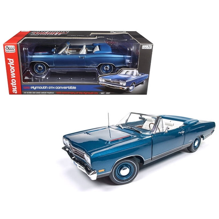1969 Plymouth GTX Convertible Jamaican Blue Poly Limited Edition