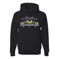 thumbnail image 1 of 1969 Plymouth Road Runner Hot Rod Racing | Mens Cars and Trucks Hooded Sweatshirt Graphic Hoodie, Black, Small, 1 of 4