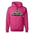 thumbnail image 1 of 1969 Plymouth Road Runner Hot Rod Racing | Mens Cars and Trucks Hooded Sweatshirt Graphic Hoodie, Fuschia, 3XL, 1 of 4