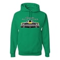 thumbnail image 1 of 1969 Plymouth Road Runner Hot Rod Racing | Mens Cars and Trucks Hooded Sweatshirt Graphic Hoodie, Kelly, X-Large, 1 of 4