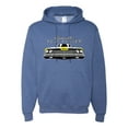 thumbnail image 1 of 1969 Plymouth Road Runner Hot Rod Racing | Mens Cars and Trucks Hooded Sweatshirt Graphic Hoodie, Vintage Heather Blue, Large, 1 of 4
