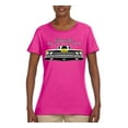 thumbnail image 1 of 1969 Plymouth Road Runner Hot Rod Racing | Womens Cars and Trucks Graphic T-Shirt, Fuschia, X-Large, 1 of 4