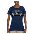 thumbnail image 1 of 1969 Plymouth Road Runner Hot Rod Racing | Womens Cars and Trucks Graphic T-Shirt, Navy, X-Large, 1 of 4