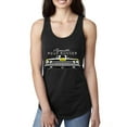 thumbnail image 1 of 1969 Plymouth Road Runner Hot Rod Racing | Womens Cars and Trucks Jersey Racerback Tank Top, Black, Small, 1 of 4