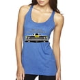 thumbnail image 1 of 1969 Plymouth Road Runner Hot Rod Racing | Womens Cars and Trucks Premium Tri-Blend Racerback Tank Top, Vintage Royal, Medium, 1 of 4