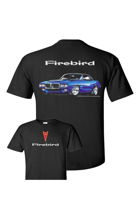 1969 Pontiac Firebird Mens T shirt(licensed) Johny Rockstar Brand