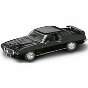 1969 Pontiac Firebird Trans Am, Black - Road Signature 94238 - 1/43 Scale Diecast Model Toy Car