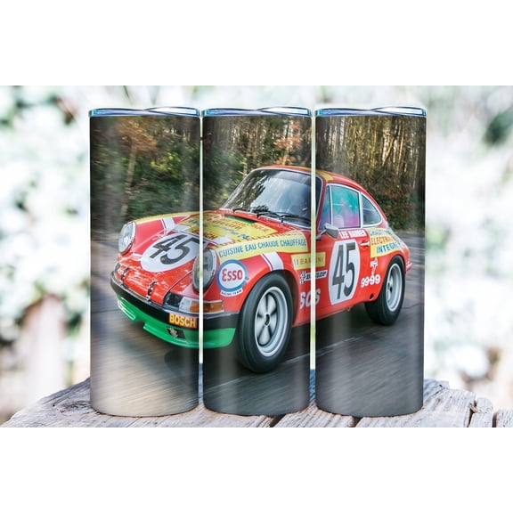 1969 Porsche S Rally Car - 24x36 Inch Glossy Laminated Poster - Stunning Detail and Bold Colors