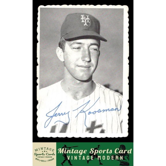 1969 Topps Deckle #25 Jerry Koosman New York Mets Baseball Card