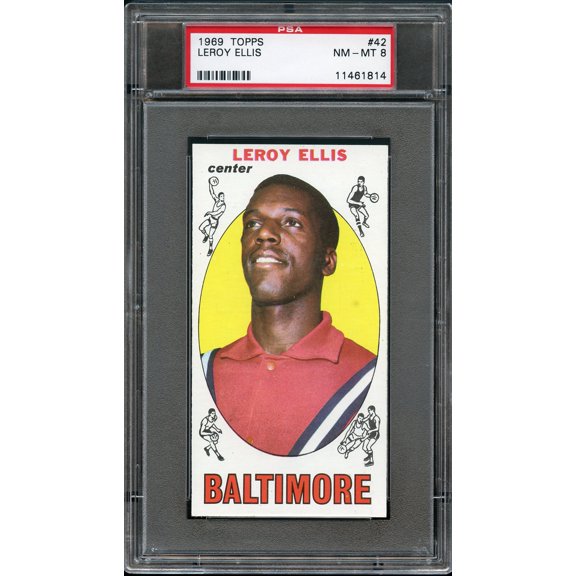1969 Topps Leroy Ellis #42 PSA 8