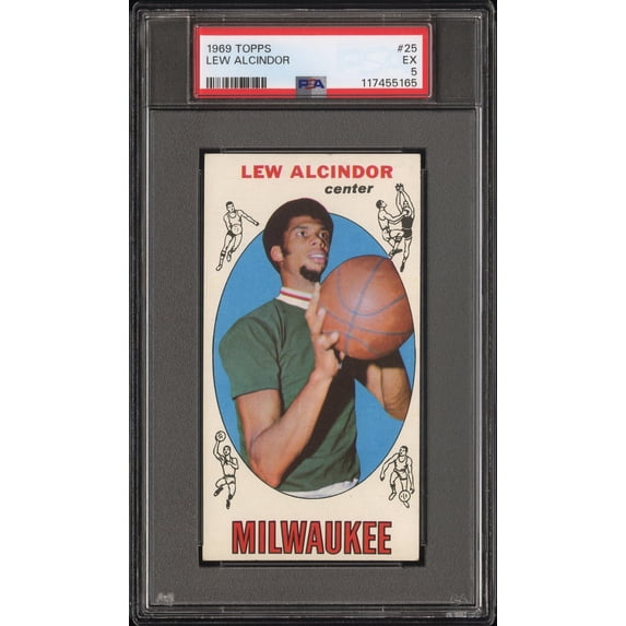 1969 Topps Lew Alcindor #25 PSA 5