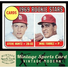 1969 Topps RC #136 Steve Huntz / Mike Torrez St. Louis Cardinals Baseball Card