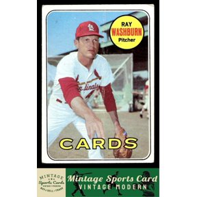 1969 Topps Ray Washburn #415 St. Louis Cardinals Baseball Card