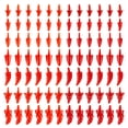 thumbnail image 1 of 196Pcs Resin Snowman Nose 14 Styles Mini Carrots Santa Claus Snowman Craft Dolls Safety Nose, 1 of 5