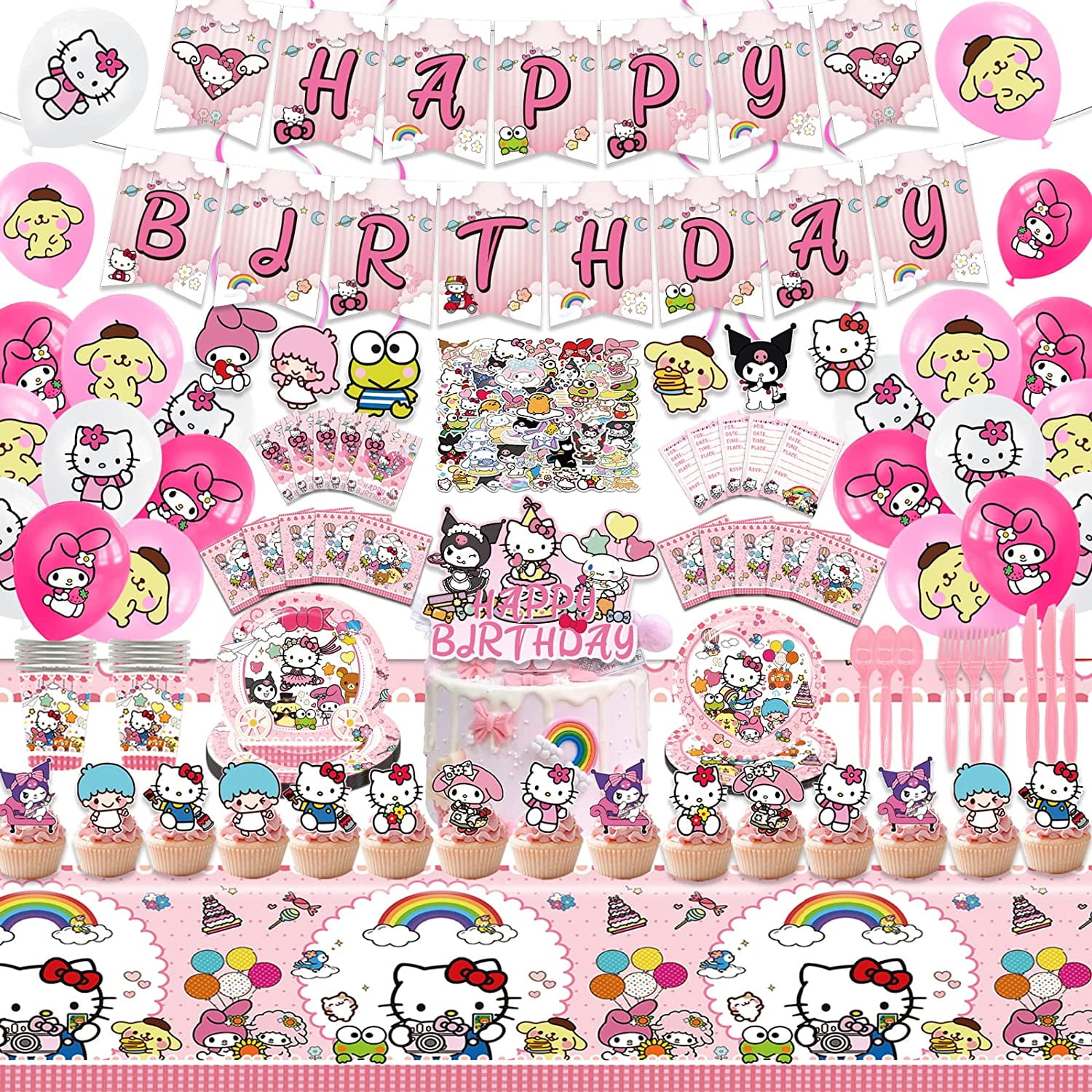 Hello Kitty 90's  Sticker for LINE & WhatsApp — Android, iPhone