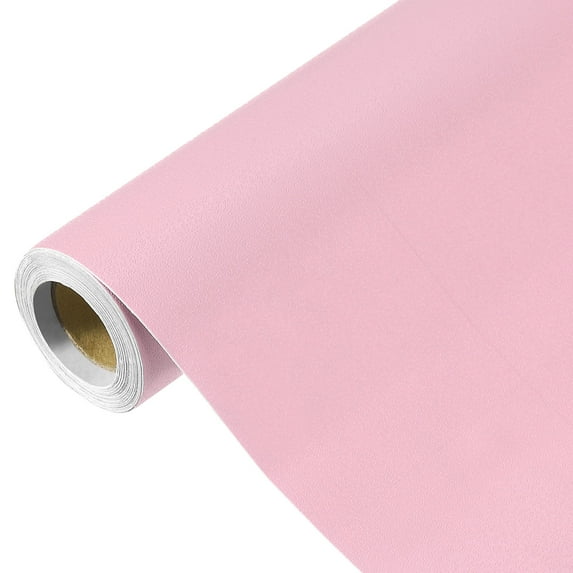 197"x15.7" Powder Pink Wallpaper, Peel and Stick Wallpaper, Powder Pink Contact Paper Vinyl Wall Paper
