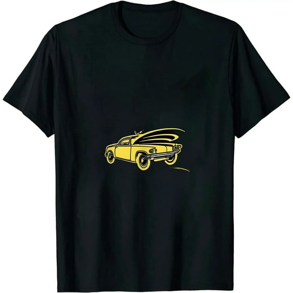1970 1971 Ford Ranchero Truck Classic Outline Design Print Tshirt