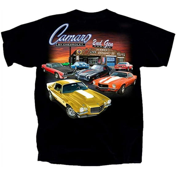 Chevy Chevrolet Camaro Garage 2nd Generation Short Sleeve T-Shirt