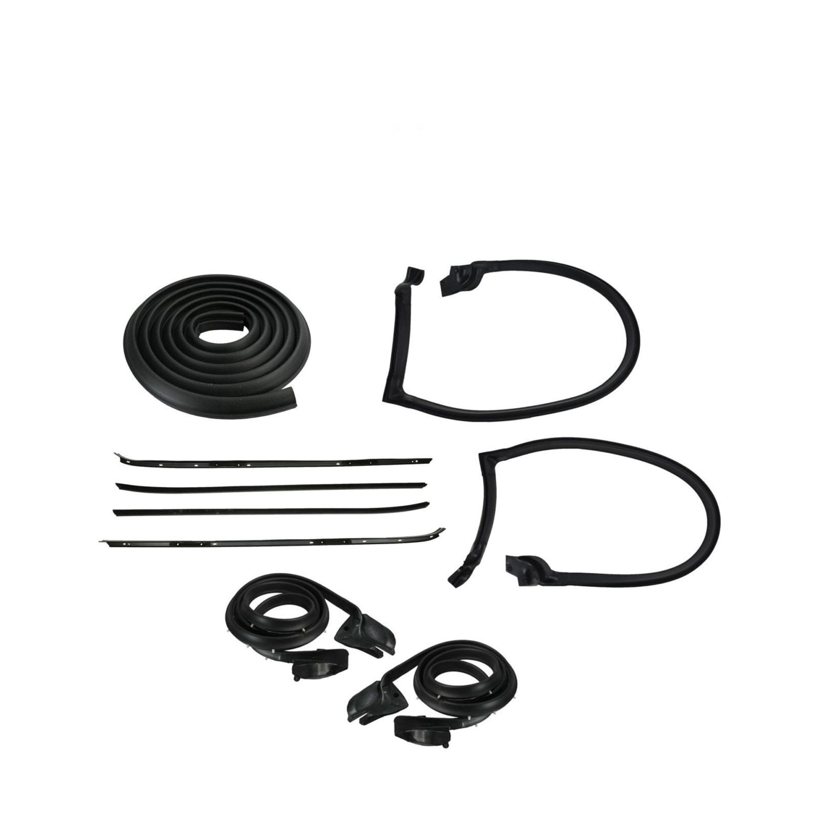 Door Window Weatherstrip Seal Kit Rubber 10pcs For 1980-1993 Dodge